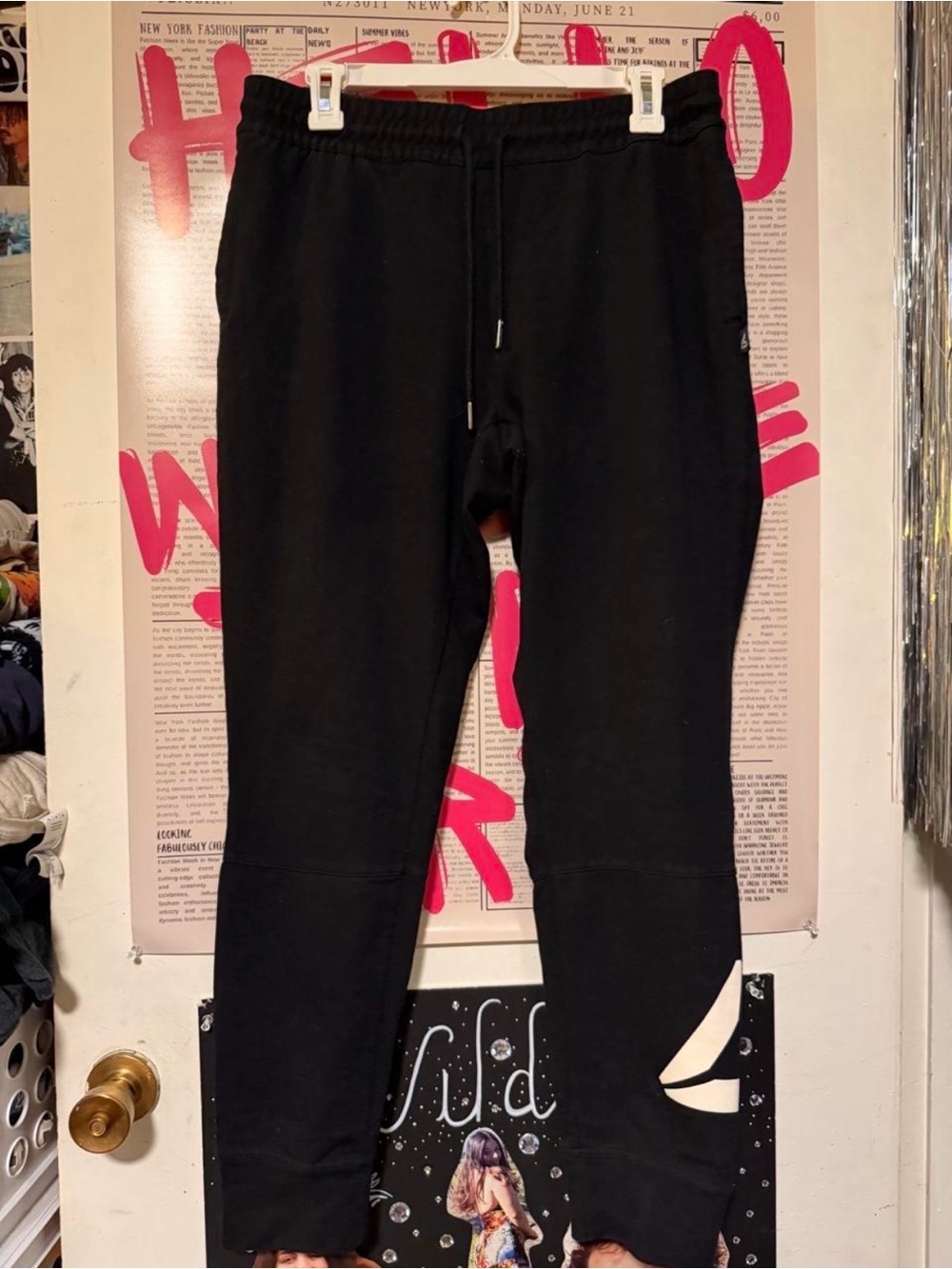 Reebok black sweatpants